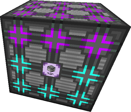 A picture of a crafting monitor inside a Crafting CPU.